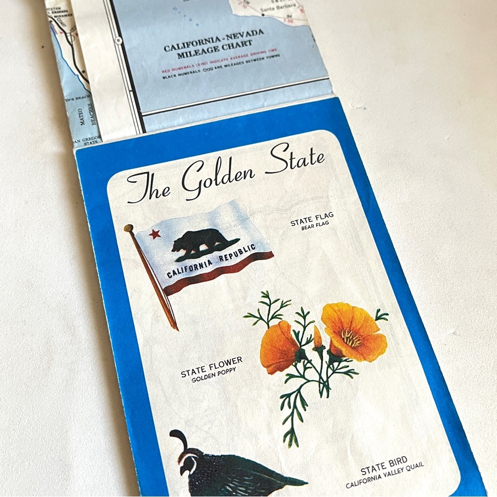 California Vintage Map 1977 - Picture 4 of 6